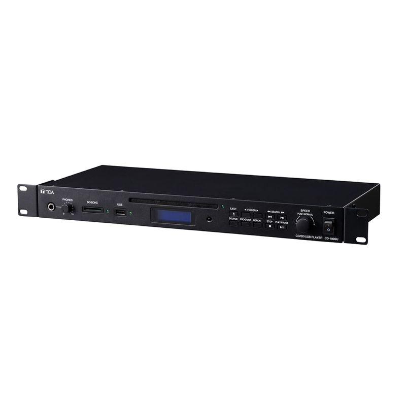 TOA CD/SD/USBプレーヤー CD-100SU ブラック : スカーレット2021 