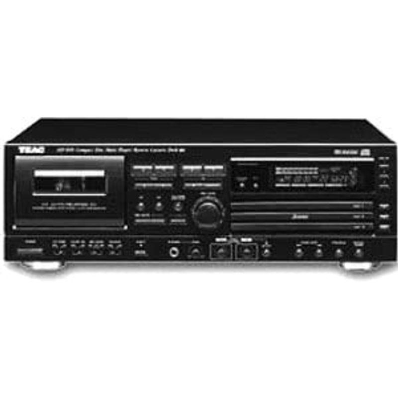 TEAC AD-600 CDプレーヤー/カセットデッキ (ブラック) : スカーレット