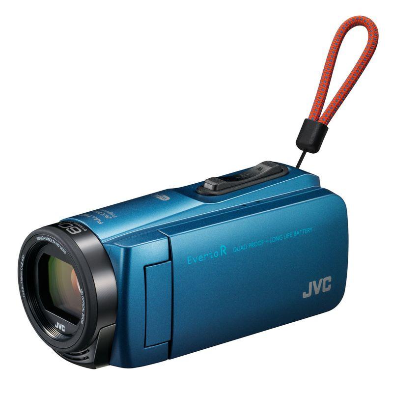 JVCKENWOOD JVC ビデオカメラ Everio R 防水 防塵 Wi-Fi 64GB アクア