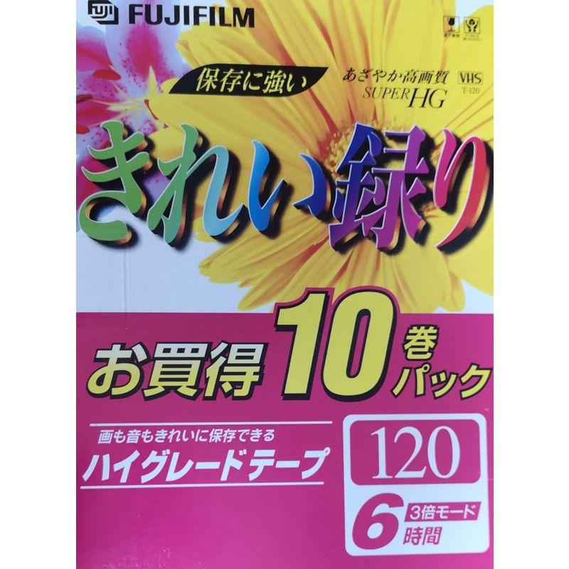 FUJI FILM VHSビデオテープ120分 10本入り T120×10C F HG H
