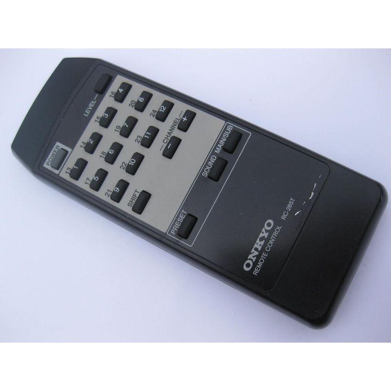オンキョー オーディオリモコン RC-285T(中古品) オンキョー オーディオリモコン RC-285T : スカーレット2021 - 通販