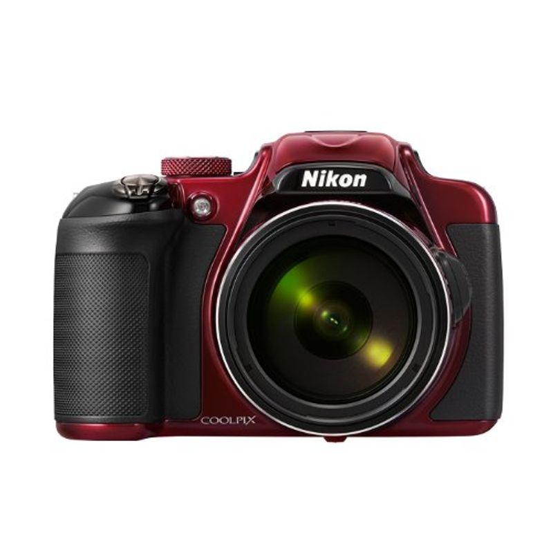 Nikon デジタルカメラ P600 光学60倍 1600万画素 レッド P600RD 9jupf8b Nikon デジタルカメラ P600