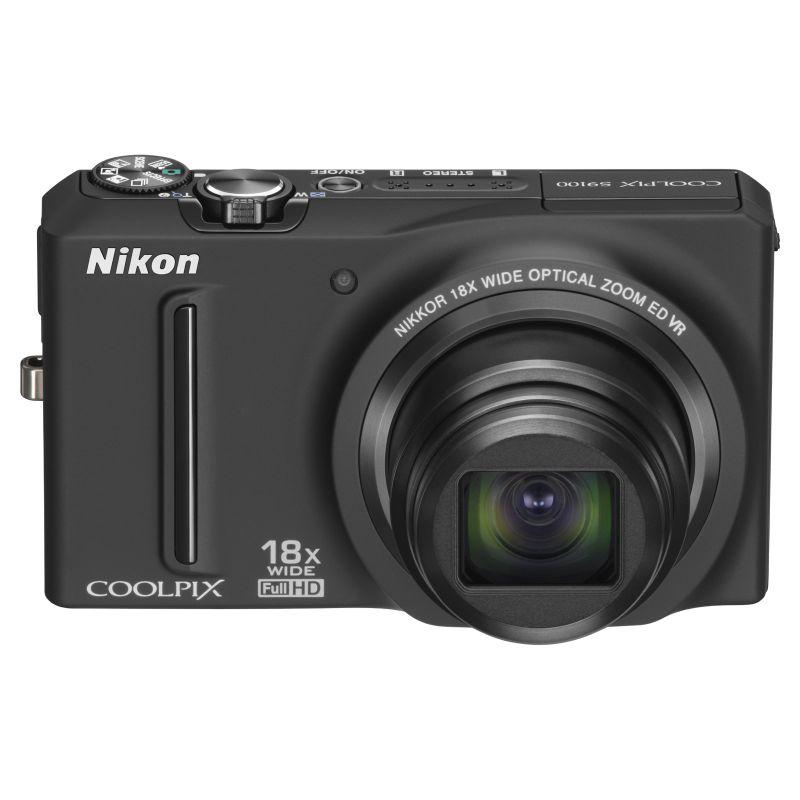 NikonデジタルカメラCOOLPIX S9100 ノーブルブラック S9100BK 