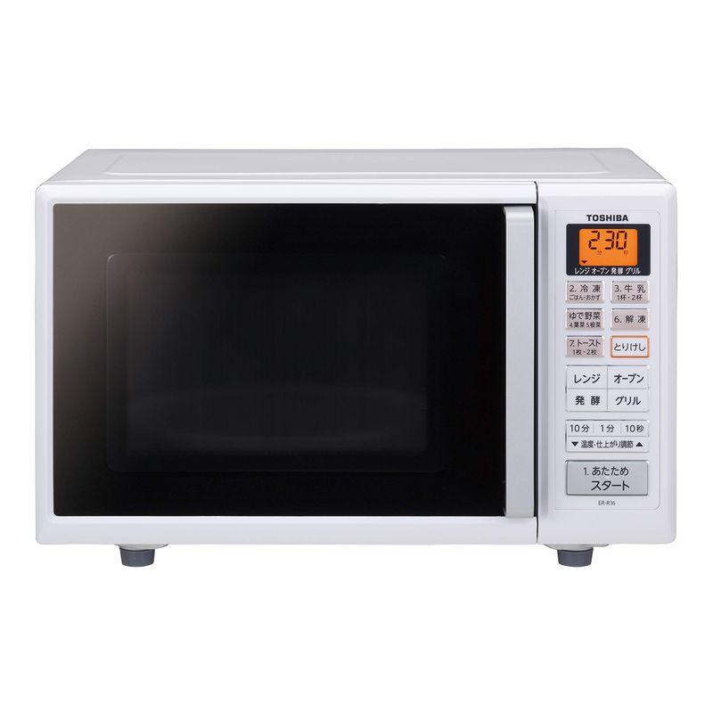 東芝 電子レンジ オーブンレンジ 16L トースト機能付き ホワイト ER-R16(W) 東芝 電子レンジ オーブンレンジ 16L トースト機能付き ホワイト ER