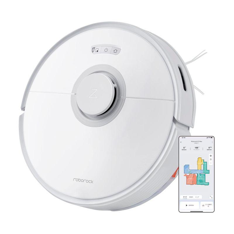 未使用品 Roborock Q7Max ロボット掃除機 白 ロボロック(Roborock) Q7 Max 白 ロボット掃除機 水拭き対応 高精度