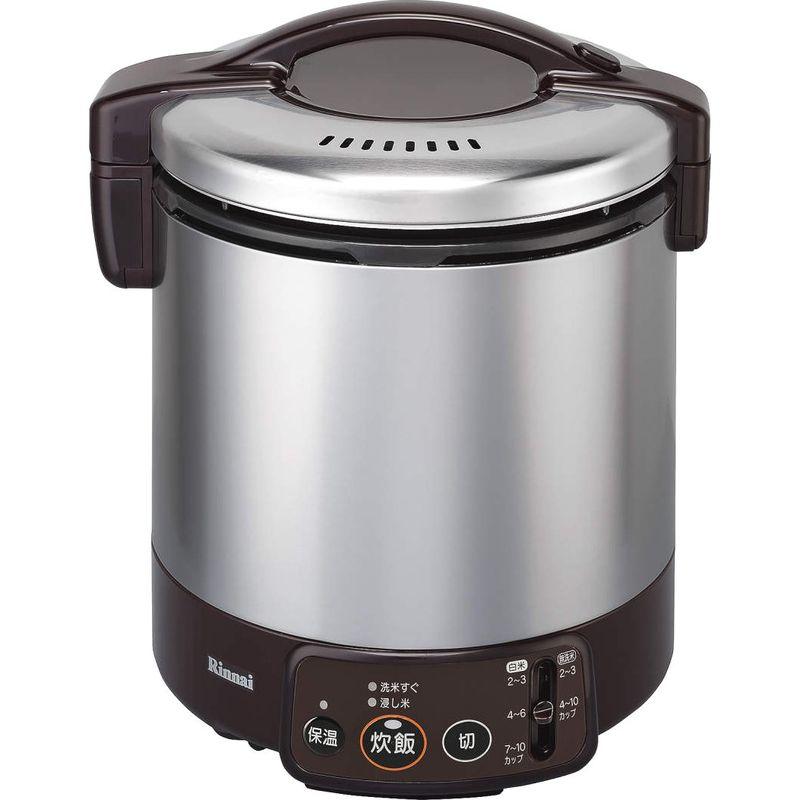 リンナイ こがまる ジャー付きガス炊飯器 10合炊き・ダークブラウン・プロパンガスLPG用 RR-100VM(DB) LP リンナイ こがまる ジャー付きガス炊飯器 10合炊き・ダークブラウン