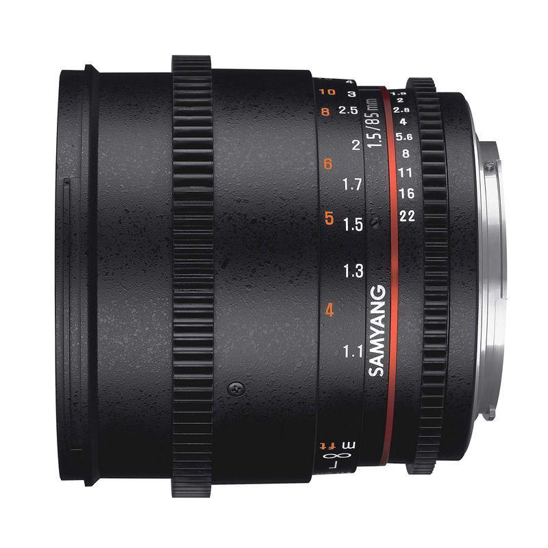 付属品多数) SAMYANG 85mm T1.5 フルサイズ SAMYANG 85mm T1.5 VDSLR AS IF UMC II キヤノンEF用 フルサイズ対応