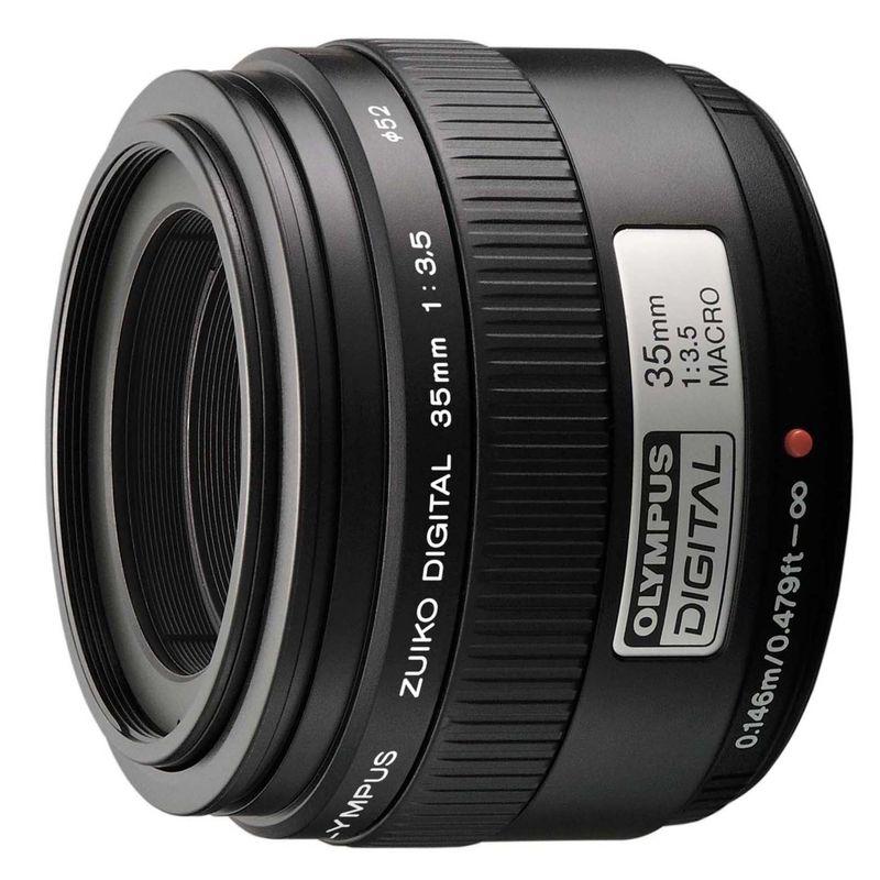 【美品】オリンパス ZUIKO DIGiTAL 35mm 1:3.5 マクロ OLYMPUS マクロレンズ ZUIKO DIGITAL 35mm F3.5 Macro : スカーレット