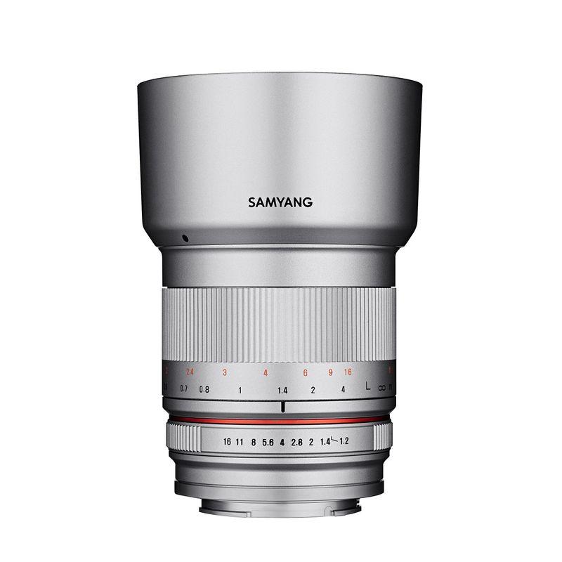 SAMYANG 単焦点レンズ 50mm F1.2 AS UMC CS シルバー マイクロフォー