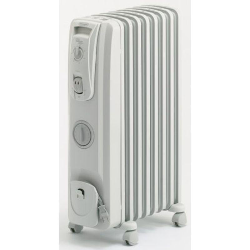 DeLonghi オイル・ラジエターヒーター L字型フラットフィン 8枚