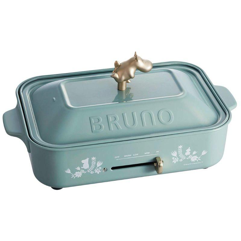 新品未使用 BRUNO コンパクトホットプレート ムーミン BOE021 BRUNO ブルーノ コンパクトホットプレート ムーミン 本体 プレート3種