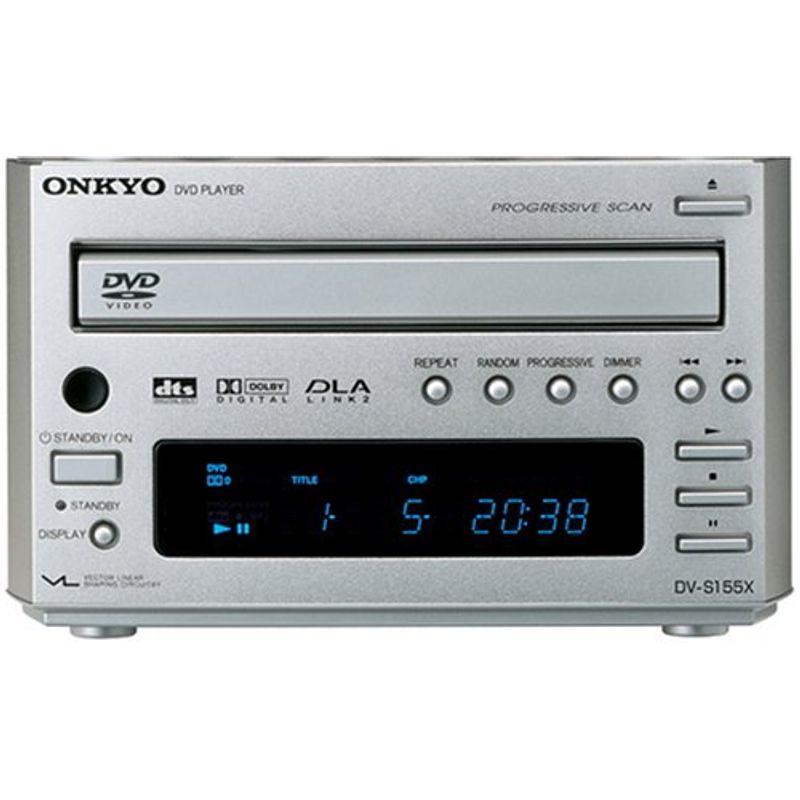 ONKYO INTEC155 プログレッシブDVDプレーヤー DV-S155X(S) /シルバー 