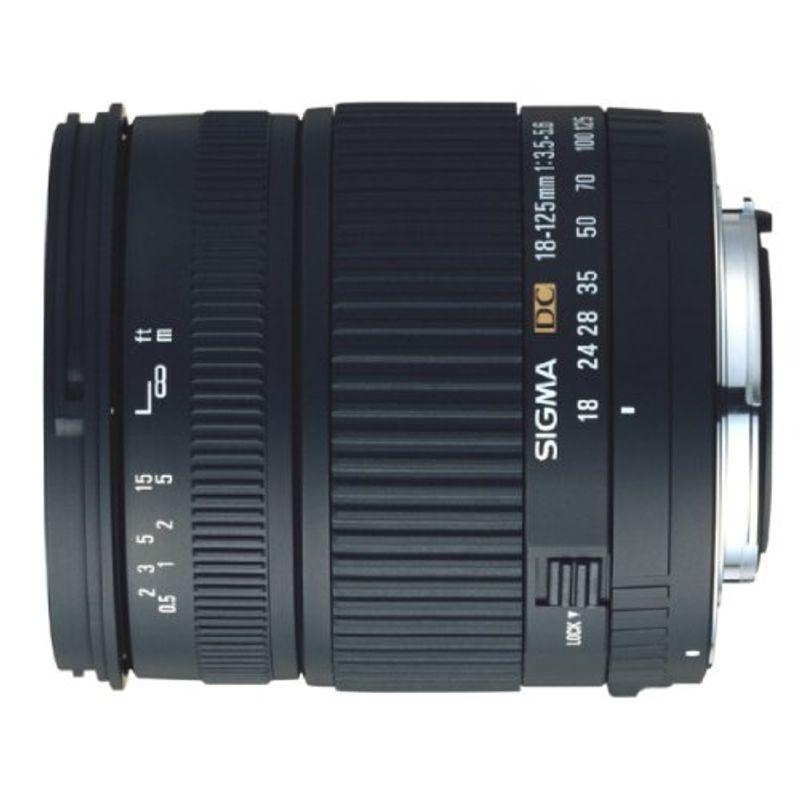 シグマ 18-125mm F3.5-5.6 DC デジタル専用 キヤノン用 : スカーレット