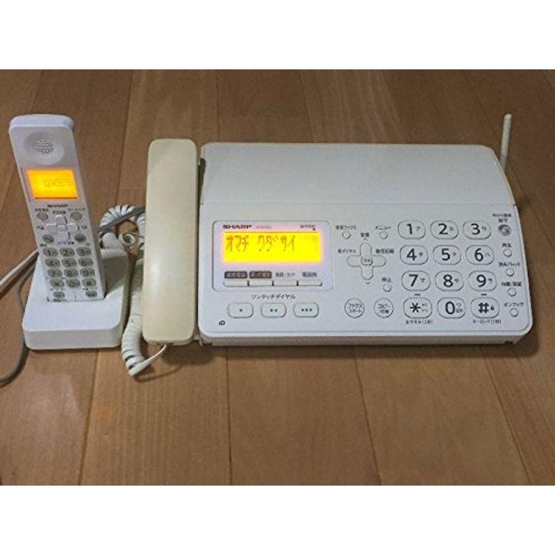 中古】「非常に良い」SHARP デジタルコードレスFAX 子機1台付き  