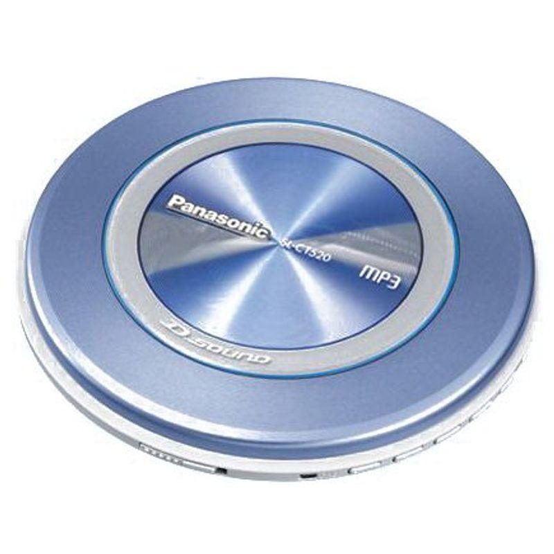パナソニック ポータブルCDプレーヤー ブルー D‐SOUND SL-CT520-A