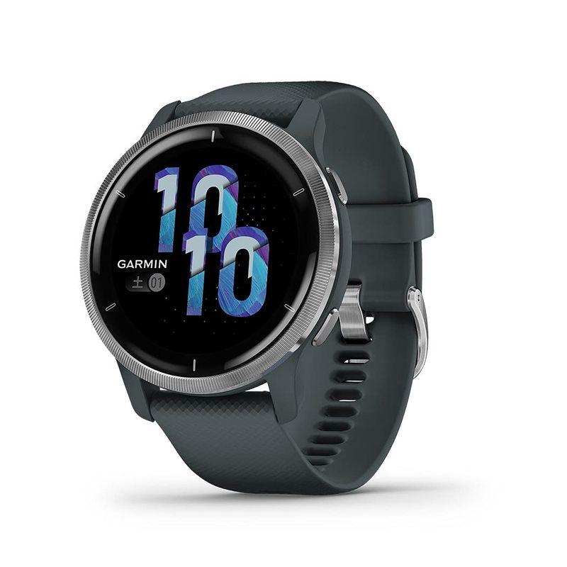 GARMIN(ガーミン) スマートウォッチ GPS Venu 2 Granite Blue/Silver