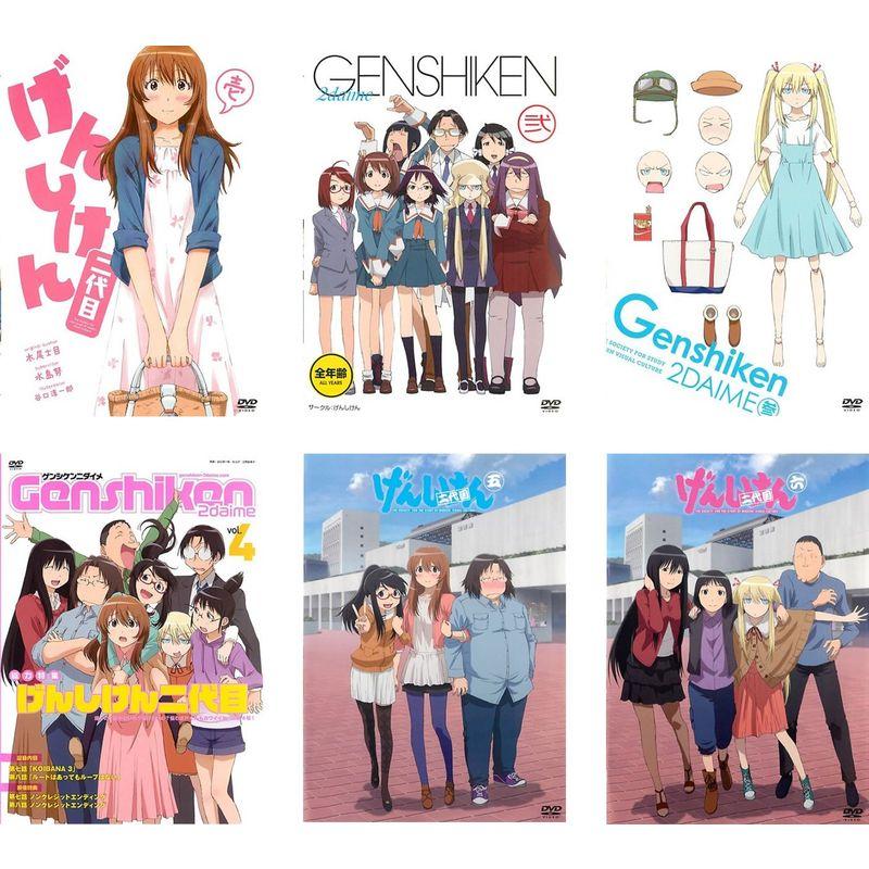 げんしけん 二代目 レンタル落ち 全6巻セット マーケットプレイスDVD