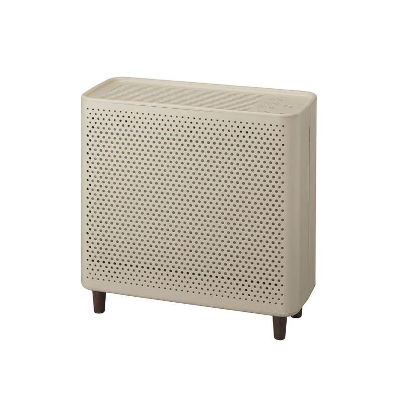 BRUNO コンパクトフロア空気清浄機 グレージュ ブルーノ 空気清浄機 小型 おしゃれ 花粉対策 花粉 除菌 脱臭 BOE081-GRG | 