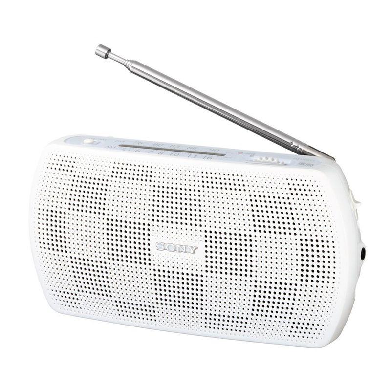 ソニー ポータブルラジオ SRF-19 ワイドFM対応 FM/AM SRF-19 ソニー ポータブルラジオ SRF-19 : ワイドFM対応 FM/AM ホワイト W