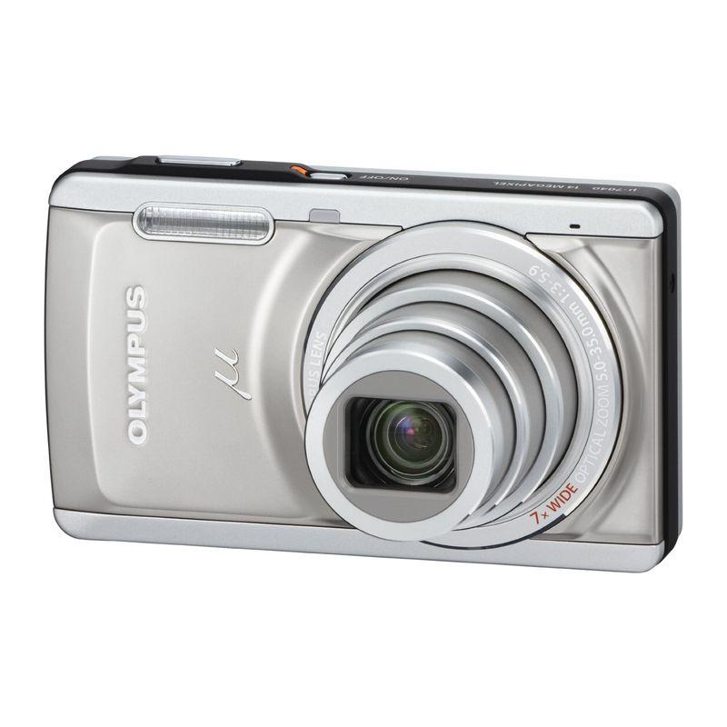 OLYMPUS デジタルカメラ μ-7040 チタニウムシルバー SLV