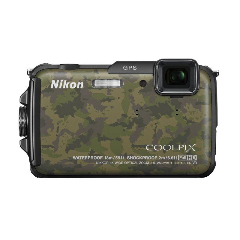 Nikon COOLPIX AW110 カムフラージュ 防水コンデジ 付属品あり Nikon デジタルカメラ COOLPIX AW110 防水18m 耐衝撃2m ディープ