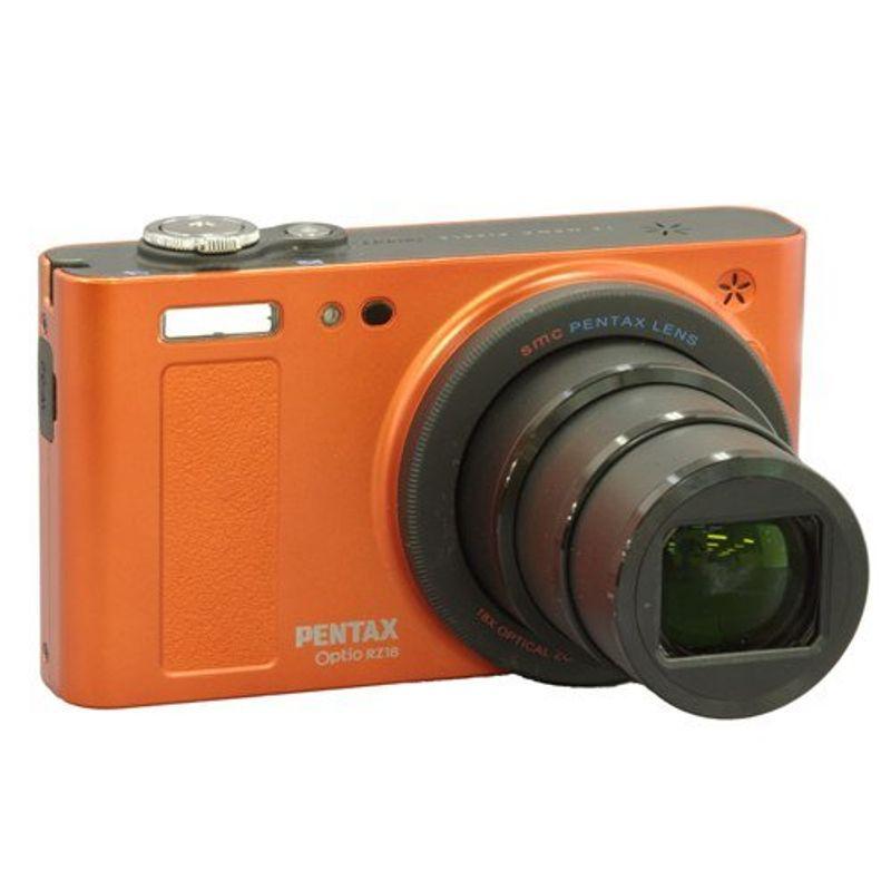 PENTAX デジタルカメラ Optio RZ18(メタリックオレンジ)1600万画素 25mm 光学18倍 小型軽量 OPTIORZ18O ...