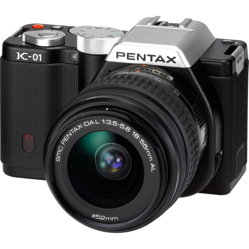 PENTAX ペンタックス K-01 ズームレンズキット 【中古】 PENTAX ミラーレス一眼カメラ K-01ズームレンズキット ブラック