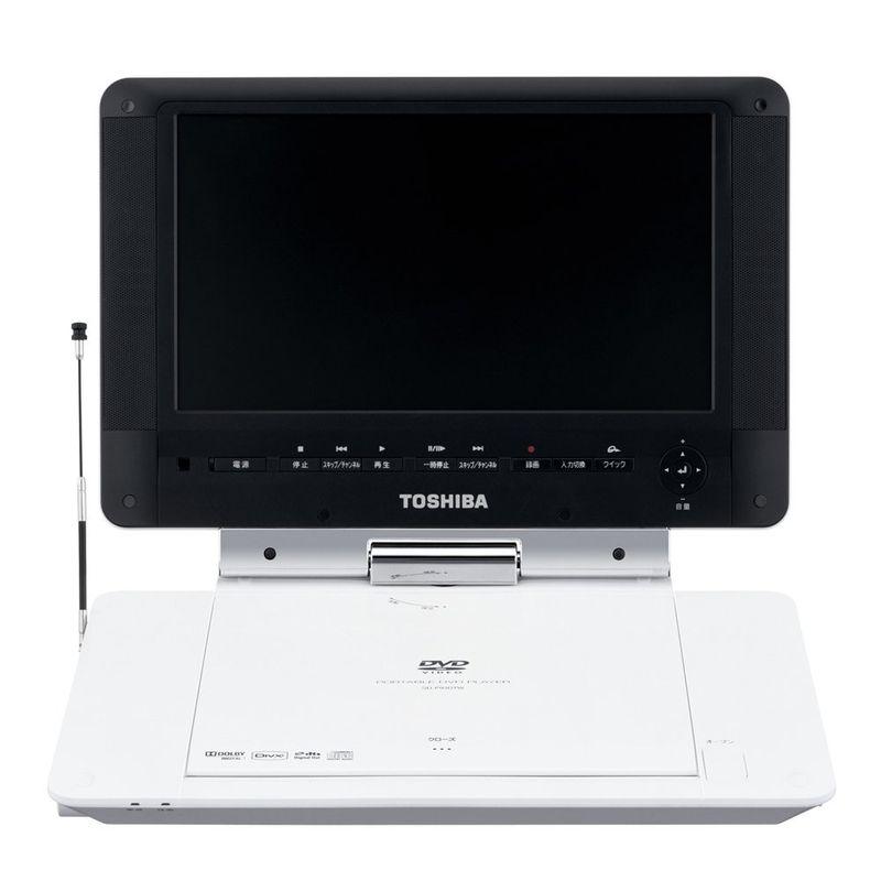 TOSHIBA ポータロウ 9V型ワイドポータブルDVDプレーヤー ワンセグ録画