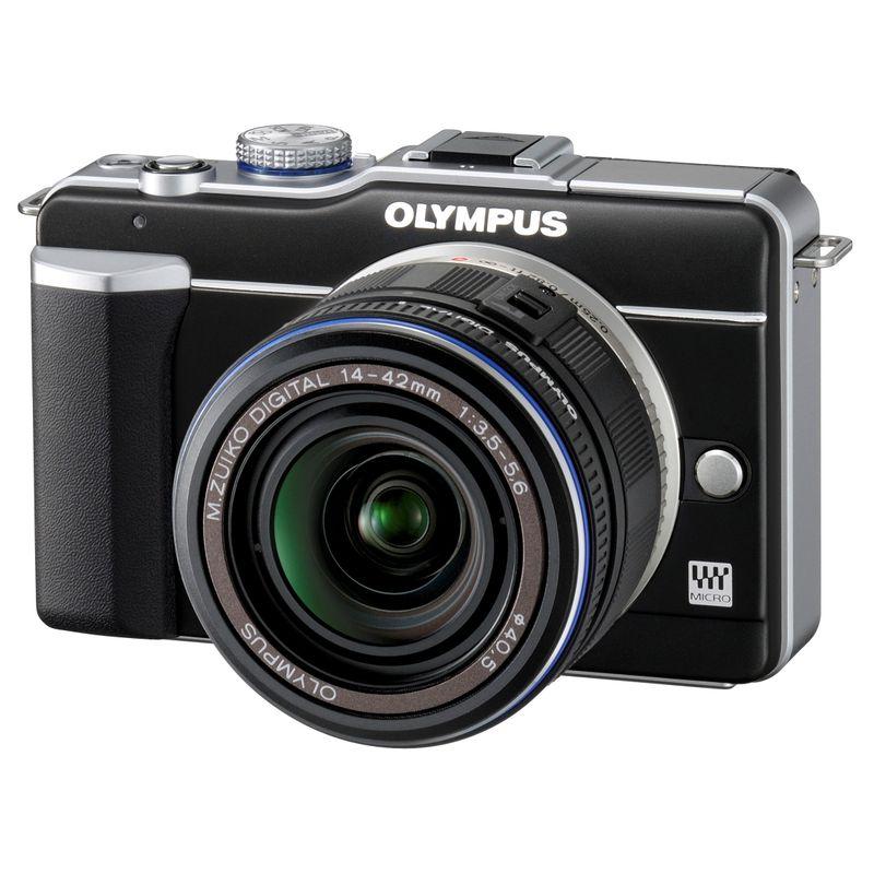 OLYMPUS E−PL1 レンズキット ブラック OLYMPUS ミラーレス一眼 PEN E-PL1レンズキット ブラック E-PL1 LKIT