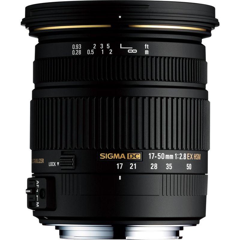 SIGMA 標準ズームレンズ 17-50mm F2.8 EX DC OS HSM ニコン用 APS-C 