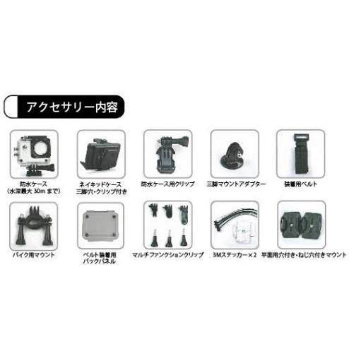 TEC/テック 2.0型液晶搭載HD アクションカメラ TECACAMHD (1台