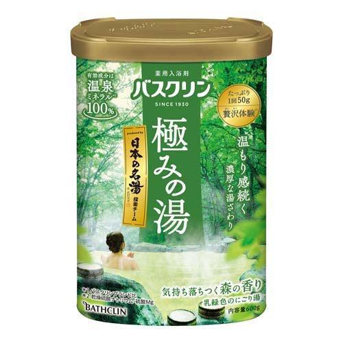 医薬部外品】 バスクリン 極みの湯 気持ち落ちつく森の香り (600g