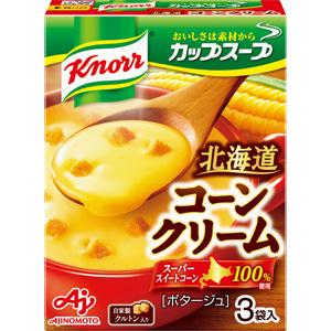 味の素 クノール カップスープ コーンクリーム (3袋入) インスタント