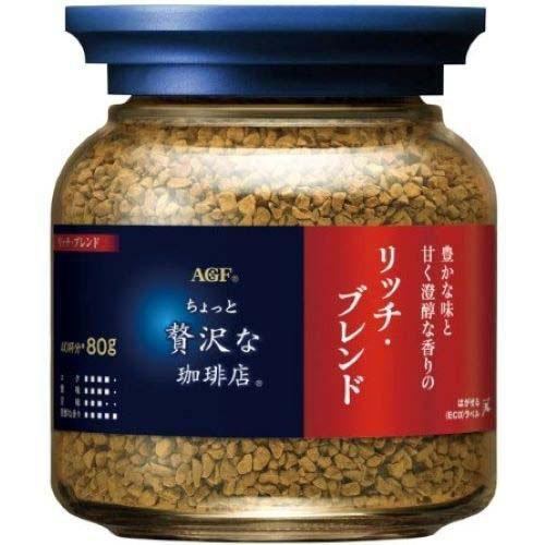 AGF 贅沢な珈琲店 リッチ・ブレンド 瓶 (80g) インスタントコーヒー