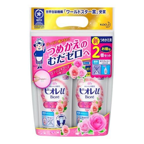 【2個パック】 花王 ビオレu エンジェルローズの香り つめかえ用 (340ml×2コ) :4901301336392:SCB - 通販 - Yahoo!ショッピング