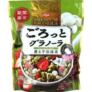 Ma 日清シスコ ごろっとグラノーラ 薫る宇治抹茶 400g 抹茶味のシリアルに小豆 粒もち いちごがたっぷり Scb 通販 Yahoo ショッピング