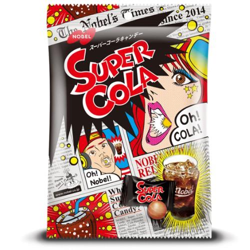 ノーベル製菓 スーパーコーラ キャンデー 袋 (80g) 菓子 あめ : SCB