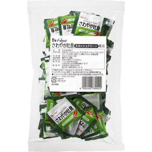 さわやか吐息 （スカッシュグリーン） ミニ 1パック （3粒×100袋