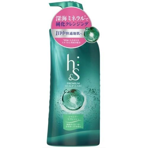 【※ scb】 h&s(エイチアンドエス) リフレッシュ シャンプー ポンプ(370ml)｜scbmitsuokun1972