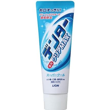 29円 58 Off Nk ライオン デンター クリアmax スーパークール タテ型 140g ハミガキ 歯磨き粉 フッ素配合