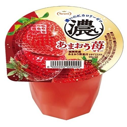 在庫処分】 賞味期限：2026年8月5日 たらみ 濃いあまおう苺ゼリー