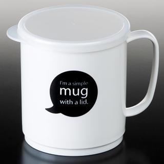 【未使用品】Patagonia Aladdin マグカップ ホワイト T】 ナカヤ フタ付 マグ L ホワイト 300ml フタをはずして電子レンジ