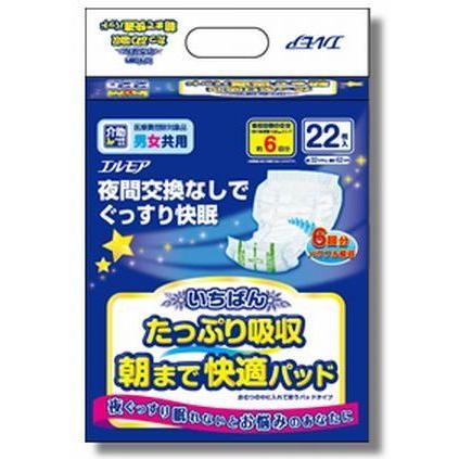 いちばん たっぷり吸収 朝まで快適パッド (22枚) 尿パッド 介護用品