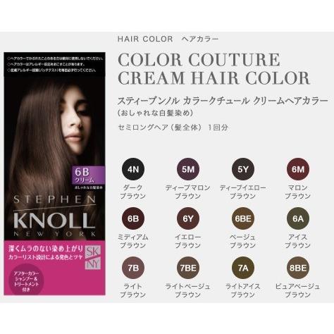 コーセー スティーブンノル カラークチュール クリームヘアカラー 6m 1回分 おしゃれな白髪染め Scb 通販 Yahoo ショッピング