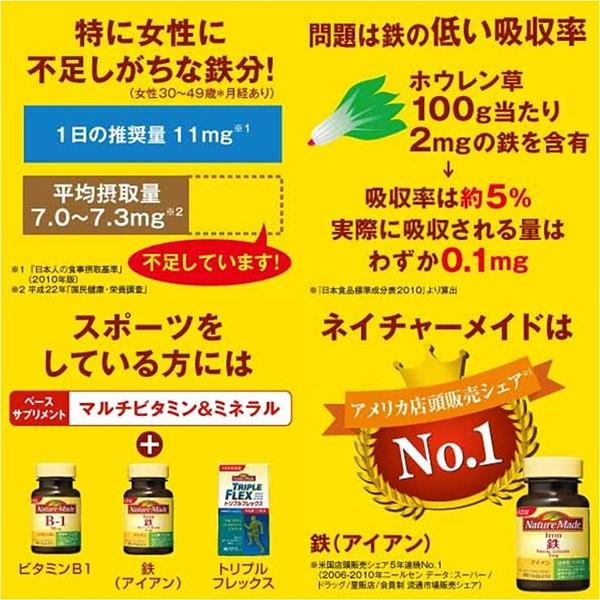 A ネイチャーメイド 鉄 80粒入 サプリメント アイアン Scb 通販 Yahoo ショッピング