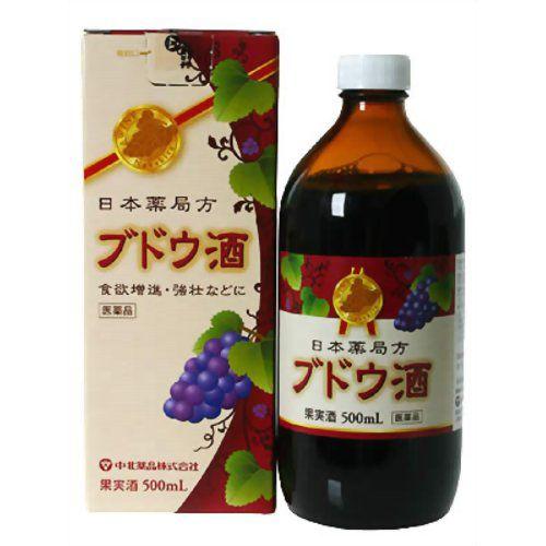 日本薬局方　ブドウ酒　５００ｍｌ　ワイン　赤ブドウ酒　食欲増進　強壮　ぶどう　葡萄｜scbmitsuokun1972