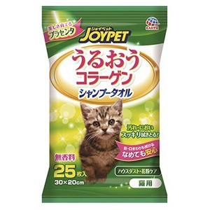 J アースペット ジョイペット うるおうコラーゲン シャンプータオル 猫用 25枚入 汚れもにおいもスッキリ Scb 通販 Yahoo ショッピング