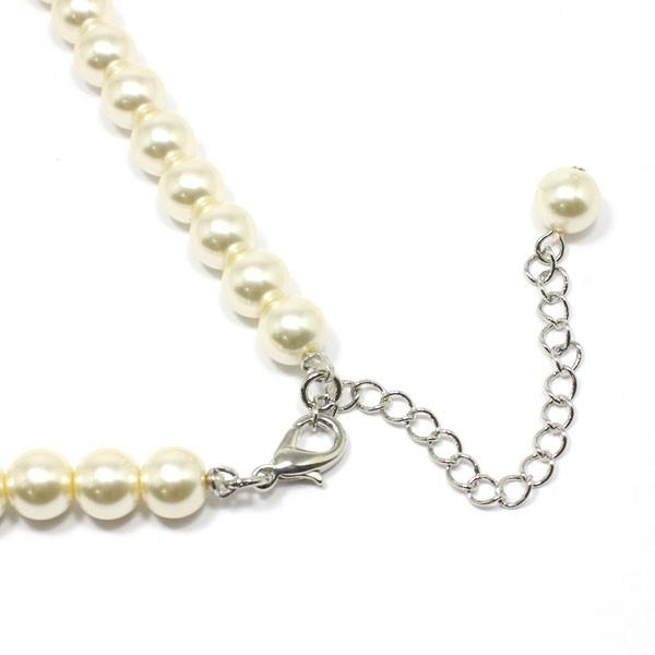 【SALE】[SCLT-14992]パール ライン ショートネックレス / レディース ネックレス アクセサリー |  | 03
