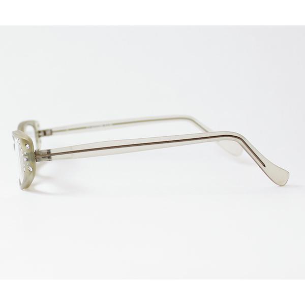 Baylineラインストーン付クリアカラーデザインオーバルフレームリーディンググラス クロコ調ソフトケース 老眼鏡 おしゃれ レディース プレゼント 母の日 敬老 |  | 04