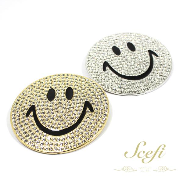 Sale スマイル ブローチ スマイルマーク Smile ニコちゃん ラインストーン おしゃれ 6lkb11 Ab 老眼鏡 アクセサリーシェフィ 通販 Yahoo ショッピング
